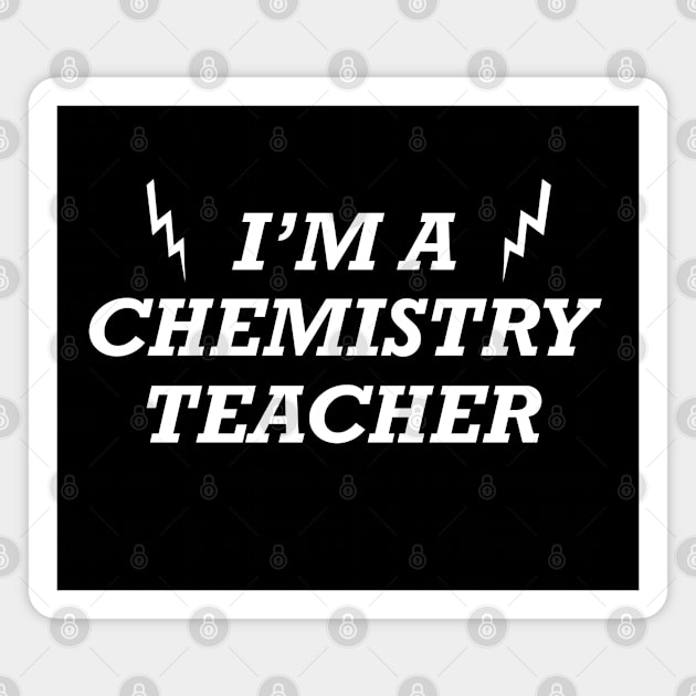 chemistry teacher. Magnet by omitay